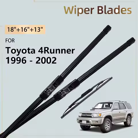 Front Rear Wiper Blade For Toyota 4Runner 3rd Gen Hilux Surf SW4 N180 1996-2002 1998 Natural Rubber 