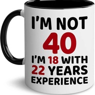 Birthday Ceramic Coffee Mug 18 Years Old Tea Cup 40 Years Old 60 Years Old 80 Years Old Gift 50