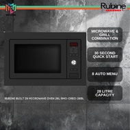 Rubine RMO-OREO-28BL Built-in Microwave Oven 28L Microwave & Grill Combination RMO-934SS-GD34 Ketuha