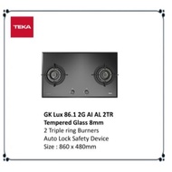 Teka GK Lux 86.1 2G AI AL 2TR Gas on Glass Built In Hob