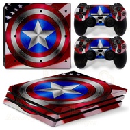 [WVFF] Marvel Spiderman Gif Vinyl Skin Sticker Voor Ps4 Pro Console En 2 Controllers Sticker Cover G