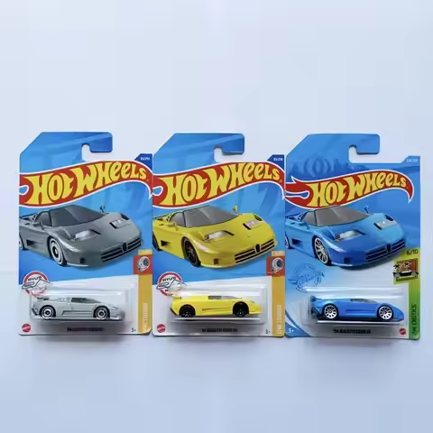 Genuine Hot Wheels Bugatti Bolide Alloy Diecast Red Black Sports Racing Car Collectible Model Vehicl