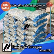 Zeolite 20kg koi pond filter media zeolite/ 20kg sack filter media zeolite/