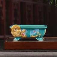 Bonsai pot-Imported ceramic glazed pot-premium quality ceramic glazed bonsai pot