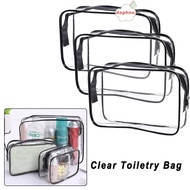 DAPHNE Travel Cosmetic Bags PVC Toiletry Bag Makeup Case Women Waterproof Zipper Environmental Protection Storage Pouch Transparent  ELEGANT