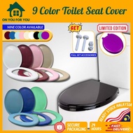 Toilet Seat Cover With Screw Plastik Toilet Bowl Seat Cover Jamban Duduk Tandas Penutup Tandas Duduk