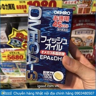 Omega 3 Fish oil Orihiro fish oil, Omega 3 EPA &amp; DHA Orihiro Japan box of 180 capsules