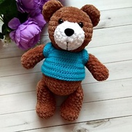 Plush stuffed toy bear