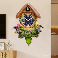 European Style Cuckoo Clock for Living Room Silent Clock Children's Room Boys and Girls Creative Clo