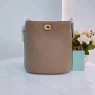 MS0652 Coach 蔻馳小號水桶兩用包包 Willow 19 Calfskin Brown