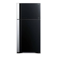 HITACHIตู้เย็น 2 ประตู 19.4 คิว Inverter (สี Glass Black) รุ่น R-VG550PDX GBK