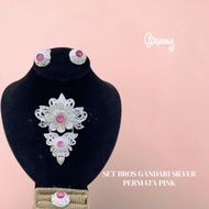 GIANNY - Bali Alpaca Gandari Brooch Set Alpaca/ Set Alpaca Accessories/ Pin Brooch/