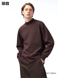 Uniqlo U 刷毛休閒中高領T恤(長袖) 461551