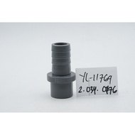 Grey 20mm to 16mm Hose to PVC Pipe Adapter Connector Garden Irrigation PVC Straight Pipe Joint Pipin