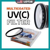 🔥READY STOCK🔥  Multicoated Hoya UV (C) Filter Camera Lens Protection 37mm 40.5mm 49mm 55mm 58mm 62mm