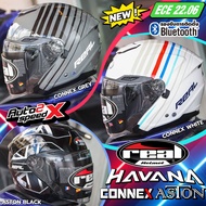 หมวกกันน็อค REAL HAVANA CONNEX, ASTON, ROBOTECH ลายใหม่ แว่น2ชั้น ครึ่งใบ เปิดหน้า 2025