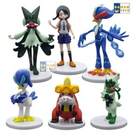 Pokemon Paldea Evolve Fuecoco Meowscarada Floragato Quaq Toy Figure