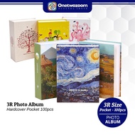 Photo Album 3R | SQUARE Photo 3.5 inch Album | Hardcover Pocket Album | Pocket Sleeve Photo Album