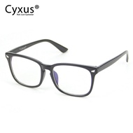 Cyxus Classic Fashion Matter Black Ordinary Optical glasses for Women/Men