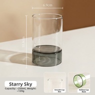 SHELI | Color Block High Aesthetic Glass Cup