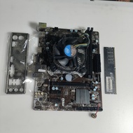 Core i3 gen7 processor mainboard package plus memory fan