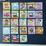蠟筆小新 朱古力餅 貼紙 日本 日版
