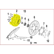 KEEWAY RKV200 CASIS PART -HUB SPROCKET