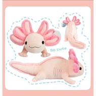 ️有Axolotl Hex Salamander Doll Hug Sleeping Cute Fish Plush Toy