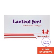Lacteol Fort Probiotics Capsules 100s | Acute &amp; Chronic Diarrhea Relief | Vivomixx / LactoGG / TS6 / BioGaia / OptiBac