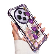 VRQR Cover for Xiaomi Redmi 14C 4G 5G Poco C75 Poco M7 Redmi A3 Pro A4 14R 5G 4G Bridal Bouquet Clea