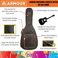 Armour ARM2000W Acoustic Guitar Gig Bag with 20mm Padding Armour acoustic guitar bag 724ROCKS