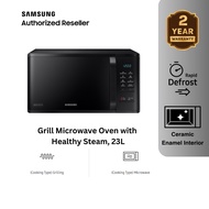 Samsung Grill Microwave Oven With Healthy Steam (23L) MG23K3513GK