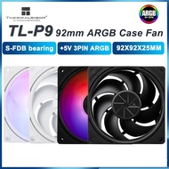 Thermalright  92mm CPU Cooling Fan 5V 3Pin ARGB Quiet Fan S-FDB Bearing 2200RPM PWM Cooler Fan
