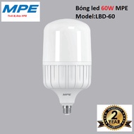 Genuine 60W MPE led light bulb, E27 holder Model:LBD-60