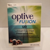 OPTIVE Fusion Lubricant Eye Drops Preservative Free UD (0.4ml x 30's)