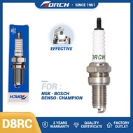 Screw Type Normal Spark Plug TORCH D8RC Replace for Candle DR8EA DR8ES Denso X24ESR-U YAMAHA 94703-0