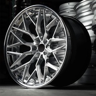 Deep Concave Polishing 3-Piece Forged Car Rims 22 Inch Alloy Wheels 5x127 Passenger Car Wheels