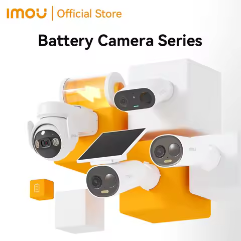 IMOU Wireless Outdoor Solar Security Camera with Battery 2.4G WIFI Camera Solar Panel Color Night Vi