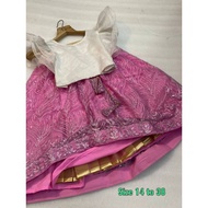 GS COLLECTIONS kids Girls LEHENGA