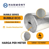 Aluminium Foil Bubble Atap Double Tebal 4mm Eco Harga Per meter
