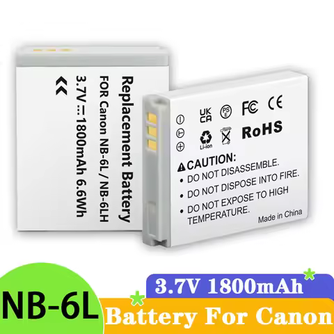 1800mAh NB-6L NB6LH Camera Battery NB6L NB-6LH Battery For Canon PowerShot D30 D10 S120 S90 SX700HS 