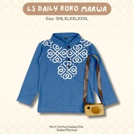 Atasan Koko Marwa - Baju Koko Lengan Panjang Anak 1-10T Pineapple Kids