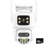 SXBCyan 4K 9MP Outdoor Security Camera WiFi IP Camera Three Lens 8X Zoom Outdoor PTZ Camera 6MP HD A