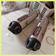 ∴ ✝ ① Canister 51mm Apido muffler only for Raider 150 carb Xrm 125 Wave Tmx 155