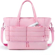 Ladies Ready Stock Duffel Bag Fitness Fluffy Handbag Women's Handbag New Style Lightweight Travel Du