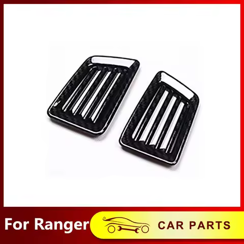 2pc per Ford Ranger Everest Endeavour 2015-2018 2019 2020 Fibra Carbon Aria Condizionata Dashboard V