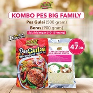HOT SELLING-KOMBO PES BIG FAMILY (BERAS 900G + PES 500G) -NASI DAGANG ATAS TOL ORIGINAL TERENGGANU