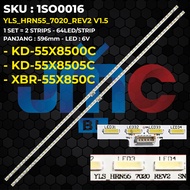 Backlight TV SONY 55 Inch KD-55X8500C KD-55X8505C XBR-55X850C YLS-HRN55-7020-REV2 V1.5