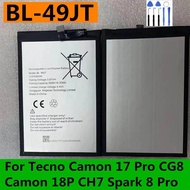 แบตเตอรี่🔋 TECNO BL-49JT/BL-49GT/BL-49FT/BL-49HT Tecno POP 4 Camon 15 16 17 Pro 18P CG8 CH7 SPARK 8 