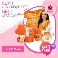 ROSMAR B1G1 | BUY 1 SET 6IN1 KOJIC PAPAYA SET GET 1 Kojic Papaya Serum 30ml | Rosmar Skin Essentials